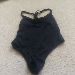 Women's black One piece swimsuit